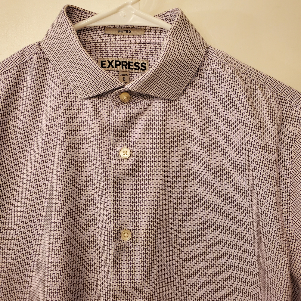 Express Men's Purple Shirt